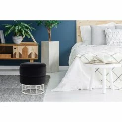 Kayoom HOCKER Zero 525 - 37,5x37,5x41 Cm - Schwarz -Qeeboo shop unnamed file 1064