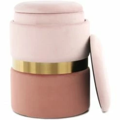 Kayoom HOCKER Zora 125 2-er Set - 2 Stühle à 36x36x44 Cm - Rosa / Altrosa -Qeeboo shop unnamed file 1088