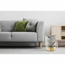 Kayoom Hocker Gipsy 325 - 35 X 35 X 46 Cm - Hellblau / Gold -Qeeboo shop unnamed file 1119