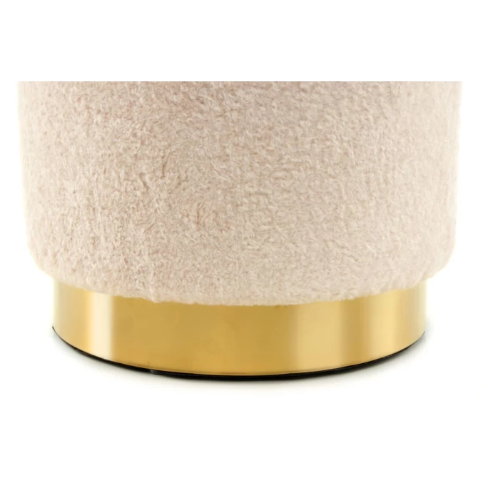 Kayoom Hocker Gipsy 425 - 35 X 35 X 35 Cm - Elfenbein / Gold 8 Kayoom Hocker Gipsy 425 - 35 X 35 X 35 Cm - Elfenbein / Gold – Bild 6