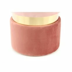 Kayoom Hocker Gipsy 825 - 35 X 35 X 46 Cm - Hellrosa / Gold / Dunkelrosa -Qeeboo shop unnamed file 1156