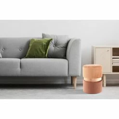 Kayoom Hocker Gipsy 825 - 35 X 35 X 46 Cm - Terra / Rosé / Braun -Qeeboo shop unnamed file 1159