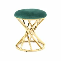 Kayoom Hocker Wesley 325 - 40 X 40 X 49 Cm - Grün / Gold 9 Kayoom Hocker Wesley 325 - 40 X 40 X 49 Cm - Grün / Gold -Qeeboo shop unnamed file 1167