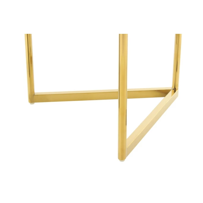 Kayoom Hocker Wynona 325 - 40 X 40 X 49 Cm - Schwarz / Gold 7 Kayoom Hocker Wynona 325 - 40 X 40 X 49 Cm - Schwarz / Gold – Bild 5