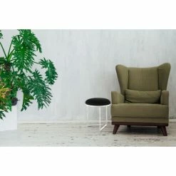 Kayoom Hocker Wynona 325 - 40 X 40 X 49 Cm - Schwarz / Silber -Qeeboo shop unnamed file 1206