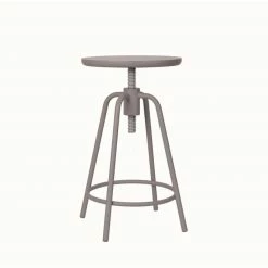 Blomus ATELIER Hocker - Ø 35 Cm - Höhe 45 Cm - Mourning Dove