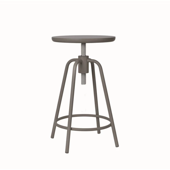 Blomus ATELIER Hocker - Ø 35 Cm - Höhe 45 Cm - Steel Gray 3 Blomus ATELIER Hocker - Ø 35 Cm - Höhe 45 Cm - Steel Gray