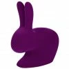 Qeeboo Rabbit Chair Baby Velvet Finish Stuhl - 45,3 X 26,2 X 52,7 Cm - Purple -Qeeboo shop unnamed file 1243