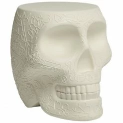 Qeeboo Mexico Stuhl/Beistelltisch - 38,2 X 53 X 45 Cm - Ivory -Qeeboo shop unnamed file 1253