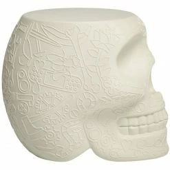 Qeeboo Mexico Stuhl/Beistelltisch - 38,2 X 53 X 45 Cm - Ivory -Qeeboo shop unnamed file 1254