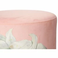 ESSENZA HOME Essenza Rosalee Hocker - ø 40 Cm - Höhe 43 Cm Cm - Dark Blush -Qeeboo shop unnamed file 1287