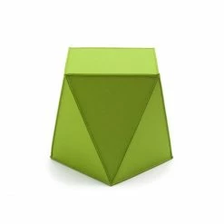 Hey-SIGN Brilli Sitzhocker - 50x50x45 Cm - Maigrün