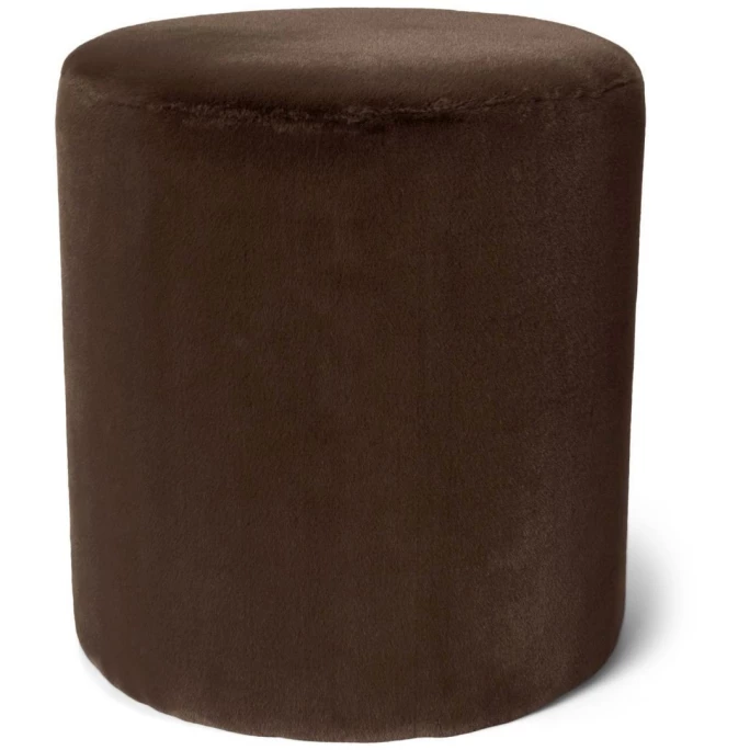 ESSENZA HOME Essenza Furry Hocker - Ø 40 - Höhe 43 Cm - Chocolate 3 ESSENZA HOME Essenza Furry Hocker - Ø 40 - Höhe 43 Cm - Chocolate