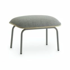 Normann Copenhagen Pad Fußhocker - H 41 X L 60,5 X D 45,5 Cm - Oak/Main Line Flax