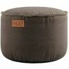SACKit Canvas Pouf - Ø 50 Cm - Höhe 35 Cm - Brown -Qeeboo shop unnamed file 1351