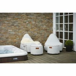 SACKit Cobana Pouf - Ø 50 Cm - Höhe 35 Cm - White -Qeeboo shop unnamed file 1357