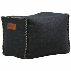 SACKit Cobana Square Pouf - 60x35x40 Cm - Black