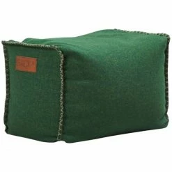 SACKit Cobana Square Pouf - 60x35x40 Cm - Green