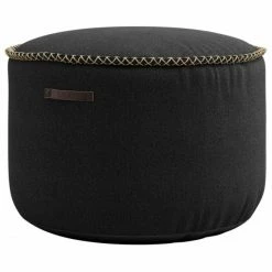 SACKit Medley Pouf - Ø 50 Cm - Höhe 35 Cm - Black
