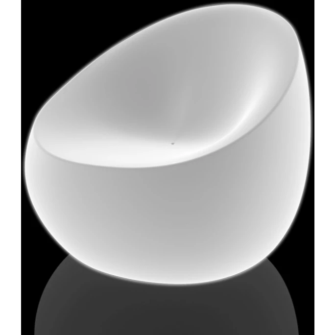 Vondom STONE Lounge Sessel - 88x81x78 Cm - Eis + Weißem LED 5 Vondom STONE Lounge Sessel - 88x81x78 Cm - Eis + Weißem LED – Bild 3