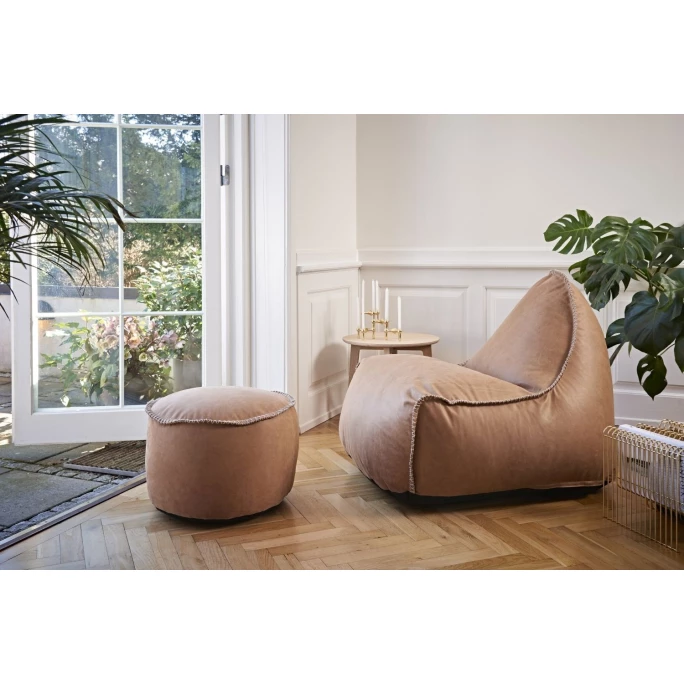 SACKit Dunes Pouf - Ø 50 Cm - Höhe 35 Cm - Camel 4 SACKit Dunes Pouf - Ø 50 Cm - Höhe 35 Cm - Camel – Bild 2