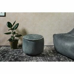 SACKit Dunes Pouf - Ø 50 Cm - Höhe 35 Cm - Anthrazite 8 SACKit Dunes Pouf - Ø 50 Cm - Höhe 35 Cm - Anthrazite -Qeeboo shop unnamed file 1396