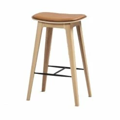 SACKit Nordic Barhocker ULTRA Mit Kreuznaht - 73x46x33.5 Cm - Brandy