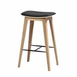 SACKit Nordic Barhocker ULTRA Mit Kreuznaht - 68x46x33.5 Cm - Black