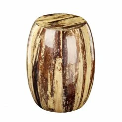 Lambert Keiko Hocker Aus Bananenblatt - Ø 40 Cm - Höhe 51 Cm - Bananenblatt