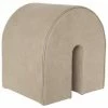 Kristina Dam Studio Curved Pouf - 42x36x42 Cm - Light Brown -Qeeboo shop unnamed file 1437