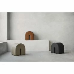 Kristina Dam Studio Curved Pouf - 42x36x42 Cm - Black -Qeeboo shop unnamed file 1443