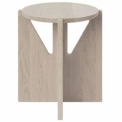 Kristina Dam Studio Stool Hocker - Ø 36 Cm - Höhe 42 Cm - Oak