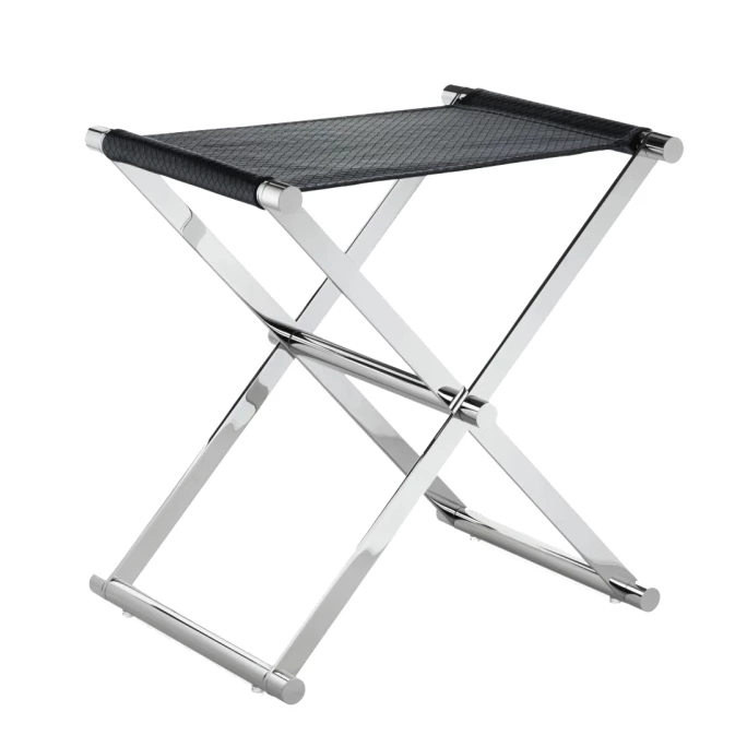 JOOP! BATHLINE Hocker - 45x45x34,5 Cm - Schwarz-chrom 3 JOOP! BATHLINE Hocker - 45x45x34,5 Cm - Schwarz-chrom