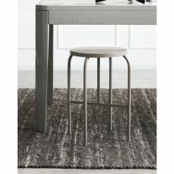 House Doctor Shaker Hocker - 2er Set - 2 Stück à Ø 32 Cm - Höhe 50,5 Cm - Grau -Qeeboo shop unnamed file 1468