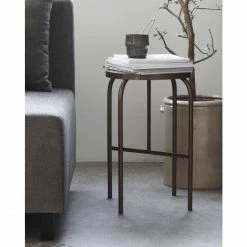 House Doctor Shaker Hocker - 2er Set - 2 Stück à Ø 32 Cm - Höhe 50,5 Cm - Golden Brown -Qeeboo shop unnamed file 1472