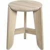 Blomus ELI Sitzhocker - Ø 38 Cm - Höhe 45 Cm - Eiche