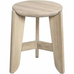 Blomus ELI Sitzhocker - Ø 38 Cm - Höhe 45 Cm - Eiche