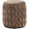 Riviera Maison Rivièra Maison Athens Hocker - Ø 38 Cm - Höhe 40 Cm - Golden Mink -Qeeboo shop unnamed file 1479