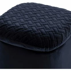 Riviera Maison Rivièra Maison Bel Air Hocker - Ø 55 Cm - Höhe 45 Cm - Indigo -Qeeboo shop unnamed file 1508