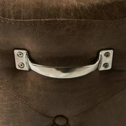 Riviera Maison Rivièra Maison Bowery Hocker - Ø 45 Cm - Höhe 46 Cm - Coffee 10 Riviera Maison Rivièra Maison Bowery Hocker - Ø 45 Cm - Höhe 46 Cm - Coffee -Qeeboo shop unnamed file 1523