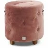 Riviera Maison Rivièra Maison Bowery Hocker - Ø 45 Cm - Höhe 46 Cm - Rosé Stain -Qeeboo shop unnamed file 1531