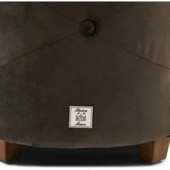 Riviera Maison Rivièra Maison Bowery Hocker - Ø 45 Cm - Höhe 46 Cm - Anthracite 11 Riviera Maison Rivièra Maison Bowery Hocker - Ø 45 Cm - Höhe 46 Cm - Anthracite -Qeeboo shop unnamed file 1543