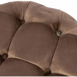 Riviera Maison Rivièra Maison Opera 55 Fußhocker - Ø 55 Cm - Höhe 45 Cm - Golden Mink -Qeeboo shop unnamed file 1569