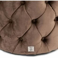 Riviera Maison Rivièra Maison Opera 55 Fußhocker - Ø 55 Cm - Höhe 45 Cm - Golden Mink -Qeeboo shop unnamed file 1570
