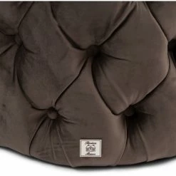 Riviera Maison Rivièra Maison Opera 55 Fußhocker - Ø 55 Cm - Höhe 45 Cm - Anthracite -Qeeboo shop unnamed file 1576