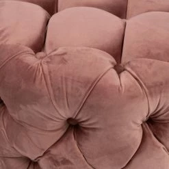 Riviera Maison Rivièra Maison Opera 55 Fußhocker - Ø 55 Cm - Höhe 45 Cm - Rosé Stain -Qeeboo shop unnamed file 1581