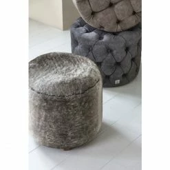 Riviera Maison Rivièra Maison Opera 55 Fußhocker - Ø 55 Cm - Höhe 45 Cm - Truffle -Qeeboo shop unnamed file 1595