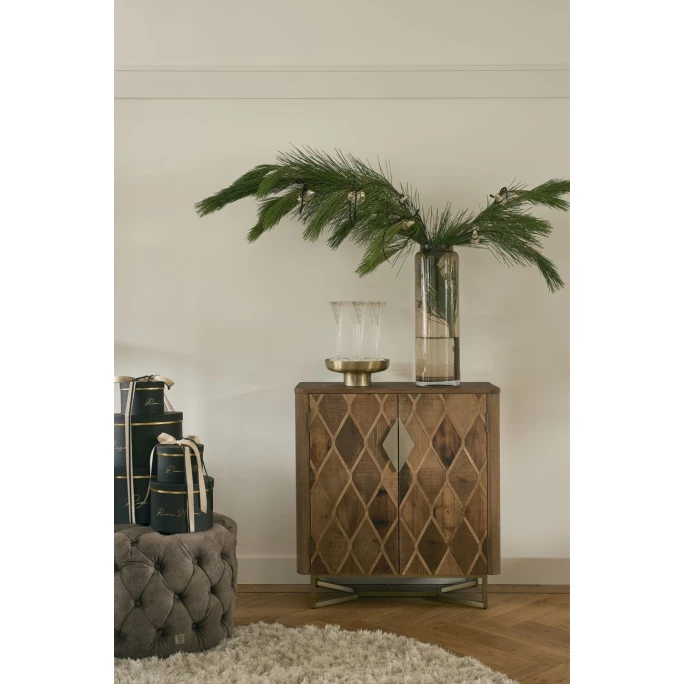 Riviera Maison Rivièra Maison Opera 55 Fußhocker - Ø 55 Cm - Höhe 45 Cm - Cacao 8 Riviera Maison Rivièra Maison Opera 55 Fußhocker - Ø 55 Cm - Höhe 45 Cm - Cacao – Bild 6