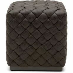 Riviera Maison Rivièra Maison Room 48 Hocker - 40x40x42 Cm - Espresso