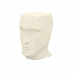 Vondom ADAN Hocker - 41x30x42 Cm - Ecru